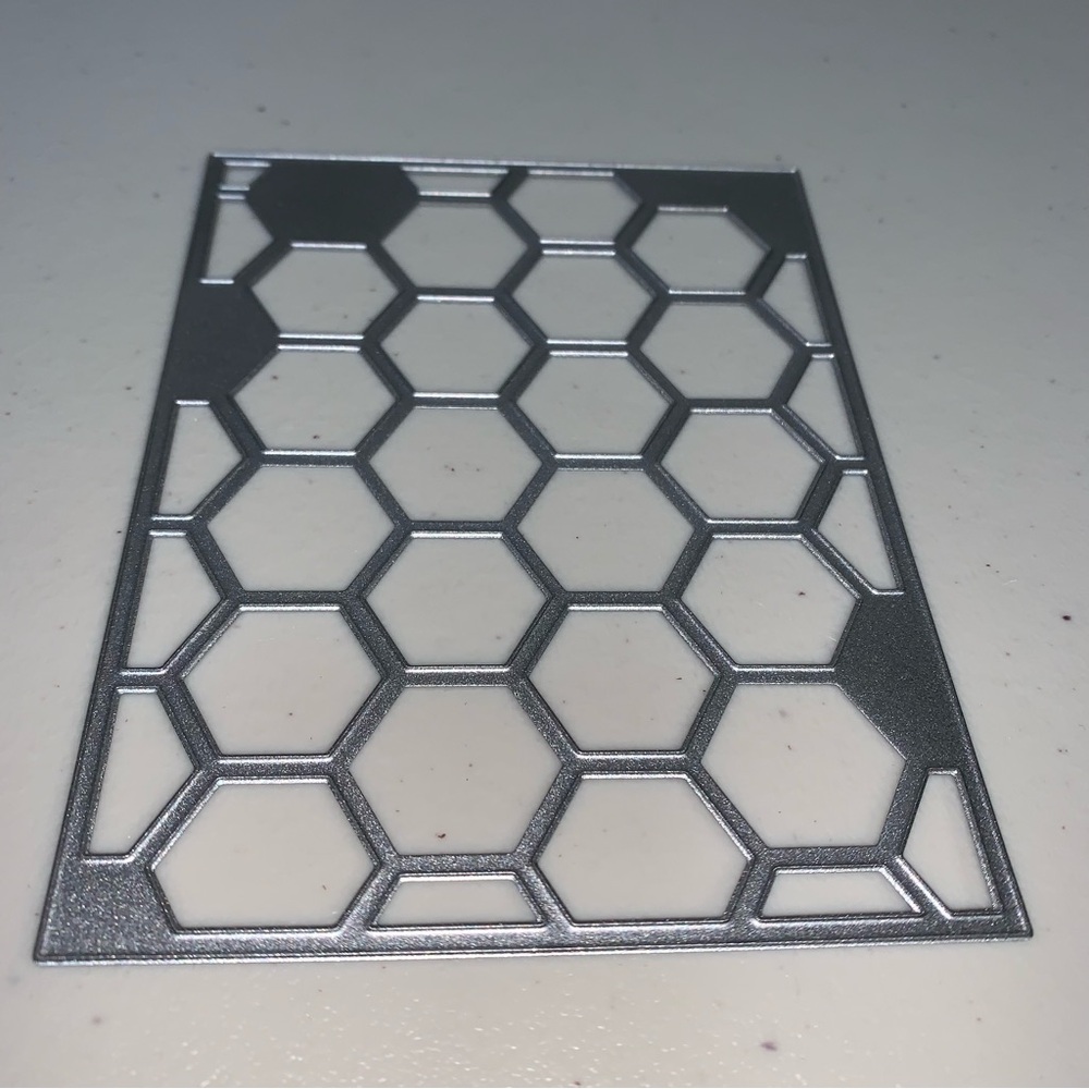 Stampin Up! Hexagon Hive Honeycomb Thinlits Metal Die Cut Framelit Paper Craft - Picture 4 of 10